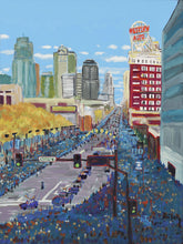 Load image into Gallery viewer, The Road to the World Championships - Original Painting by John Bukaty | 18" x 24" | Acrylic on Paper - John Bukaty Artist