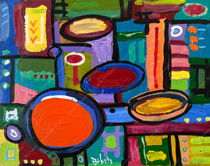 Abstract #1 - Original Painting by John Bukaty | 11
