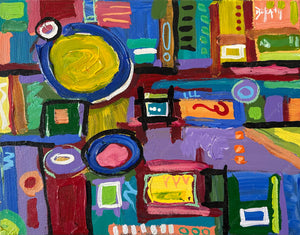 Abstract #3 - Original Painting by John Bukaty | 11