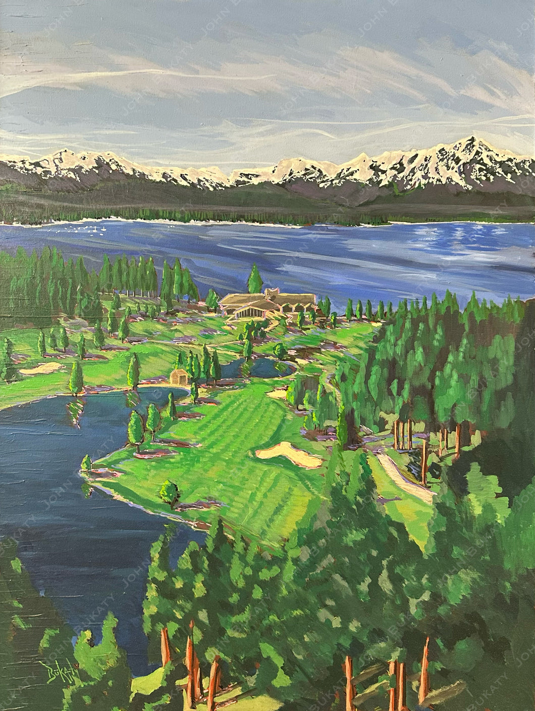 American Century - Original Painting by John Bukaty | 38.5