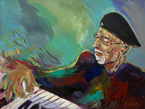 Art Neville - Original Acrylic Painting by John Bukaty | 36