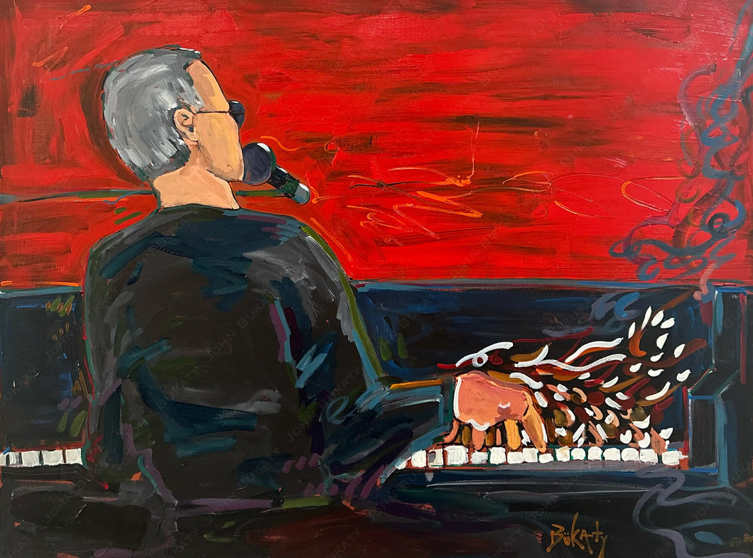Bruce Hornsby - Original Painting by John Bukaty | 30