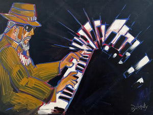 Dr. John - Print by John Bukaty | Multiple Sizes | Giclée on Paper or Canvas - John Bukaty Artist