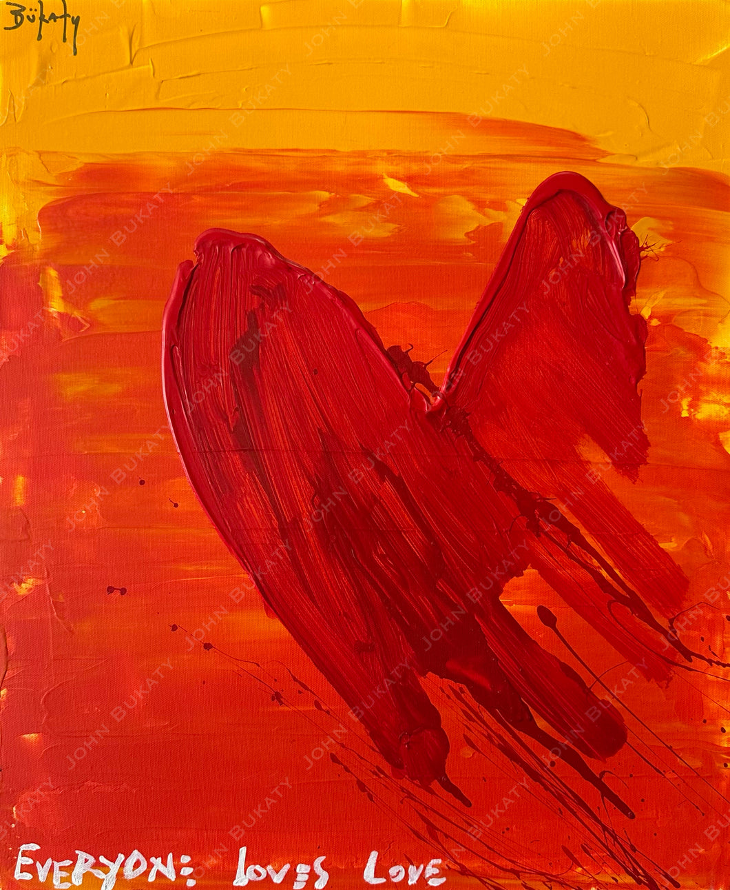 Everyone Loves Love - Original Painting by John Bukaty | 20