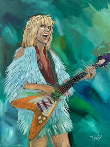 Grace Potter Caveman - Original Painting by John Bukaty | 36" x 48" | Acrylic on Canvas - John Bukaty Artist