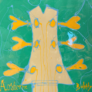 Guitar Head Collaboration - Original Painting by John Bukaty | 32