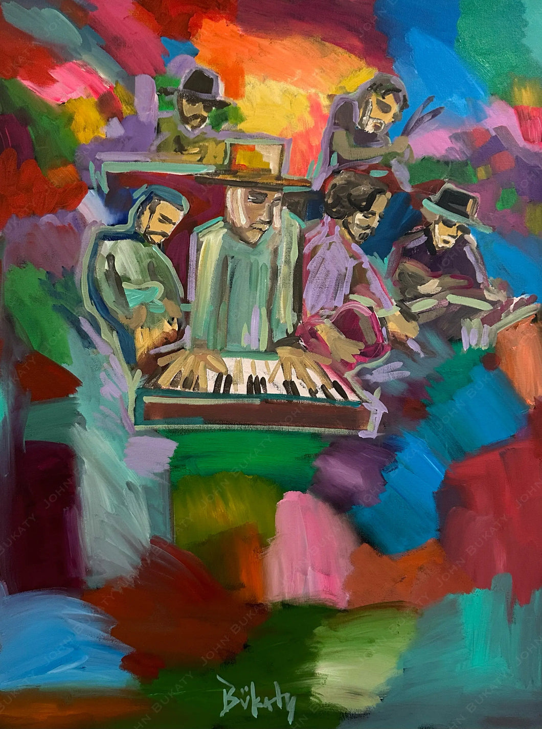 Jamestown Revival - Original Painting by John Bukaty | 30