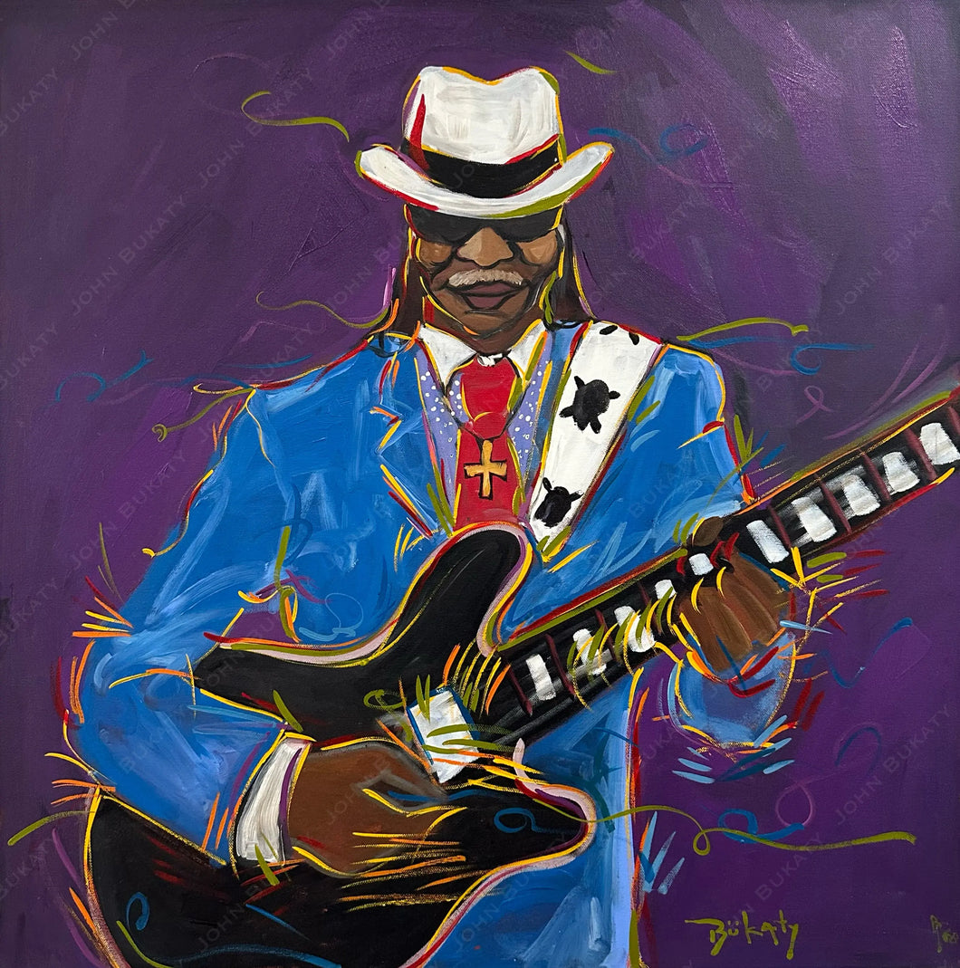 Little Freddie King - Original Painting by John Bukaty | 30
