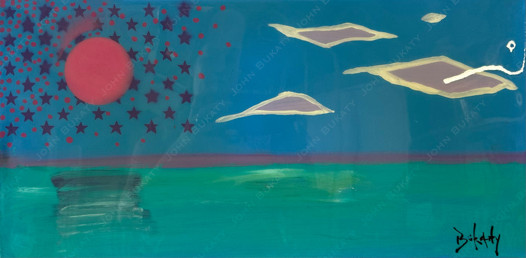 Miami - Original Painting by John Bukaty | 30