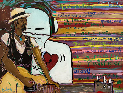 Michael Franti at Hangout Fest 2011 - Original Painting by John Bukaty | 30