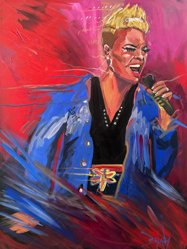 Pink - Original Painting by John Bukaty | 36