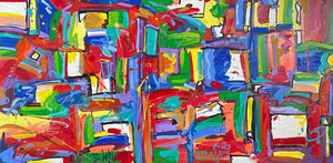 Untied States - Original Painting by John Bukaty | 24