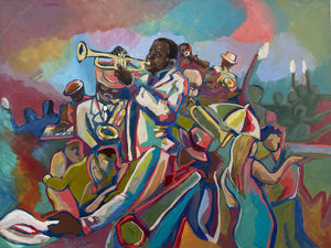 Visions of Jazz - Original Painting by John Bukaty | 36