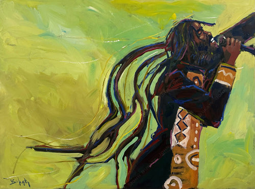 Ziggy Marley Painting - Original Painting by John Bukaty | 30