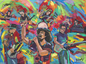 Pearl Jam at Jazzfest 2025 - Original Painting by John Bukaty | 36