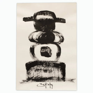 Blockhead - Original Painting by John Bukaty | 12