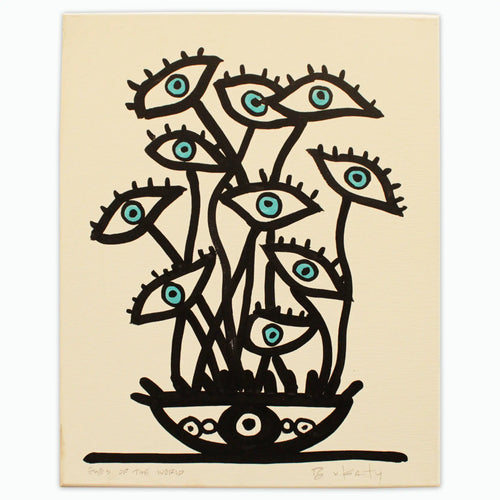 Eyes of the World - Original Painting by John Bukaty | 16