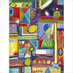 Abstract - print by Artist John Bukaty