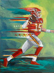 Mahomes Magic in Miami - Print by John Bukaty | 18