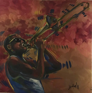 Trombone Shorty at Shorty Fest 2019 - Print by John Bukaty | Multiple Sizes | Giclée on Paper or Canvas - John Bukaty Artist
