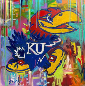 Rock Chalk Madness - Print by John Bukaty | Multiple Sizes | Giclée on Paper or Canvas - John Bukaty Artist