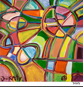 Abstract - print by Artist John Bukaty