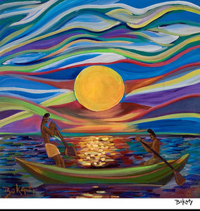Sunset, India - Print