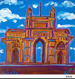 Gateway to India - Painting by Artist John Bukaty