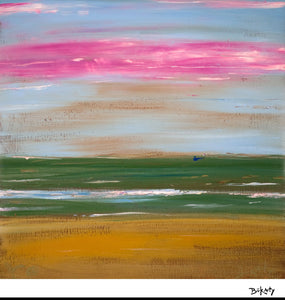 Hazy Sunset - Print by Artist John Bukaty