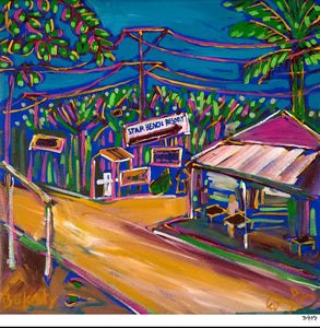 Star Beach - Print by Artist John Bukaty