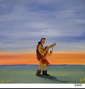 Father Sunrise - Print by Artist John Bukaty