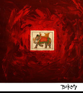 Miniature Painting -  print by Artist John Bukaty