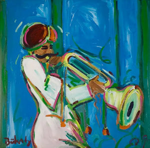 Horns - Print by Artist John Bukaty