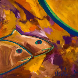 Fish - Print by Artist John Bukaty
