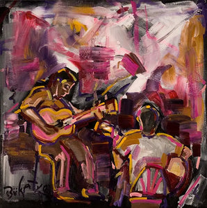 Men in Music - Print by Artist John Bukaty