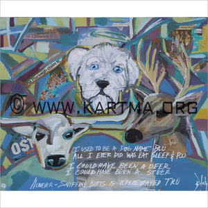 Blu, A Limerick - print by Artist John Bukaty