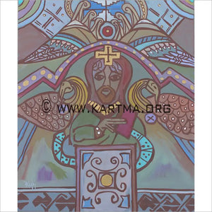 Book of Kells - print by Artist John Bukaty