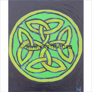 Celtic Knot - print by Artist John Bukaty