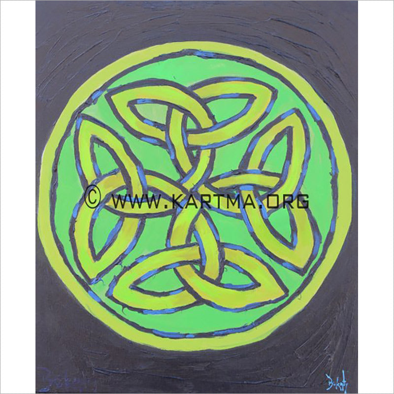 Celtic Knot - print by Artist John Bukaty