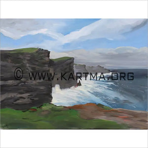 Cliffs of Moher - print by Artist John Bukaty