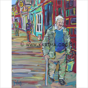 Old Man Dingle - print by Artist John Bukaty