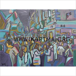 Temple Bar Alley - Print by Artist John Bukaty