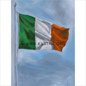 Irish Flag by Artist John Bukaty