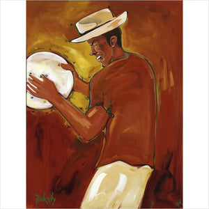 Boutté at Jazz Fest 2012 print by Artist John Bukaty