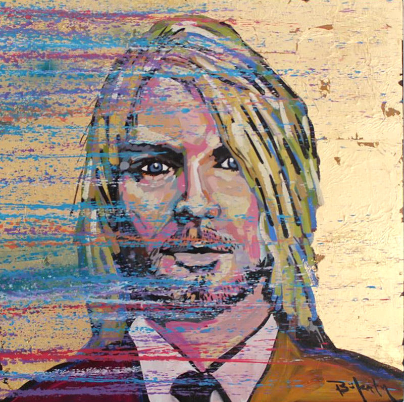 Cobain - Original Painting by Artist John Bukaty