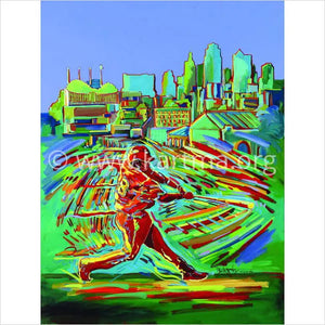 All Star City - print by Artist John Bukaty
