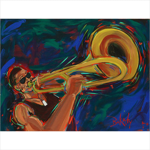 Shorty at Jazz Fest 2012 by Artist John Bukaty