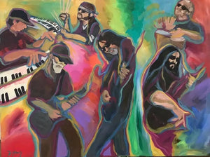 Widespread Panic - Original Painting by John Bukaty | 36