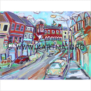 Chaotic Corner - print by Artist John Bukaty