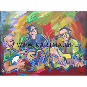 Irish Trio - print by Artist John Bukaty
